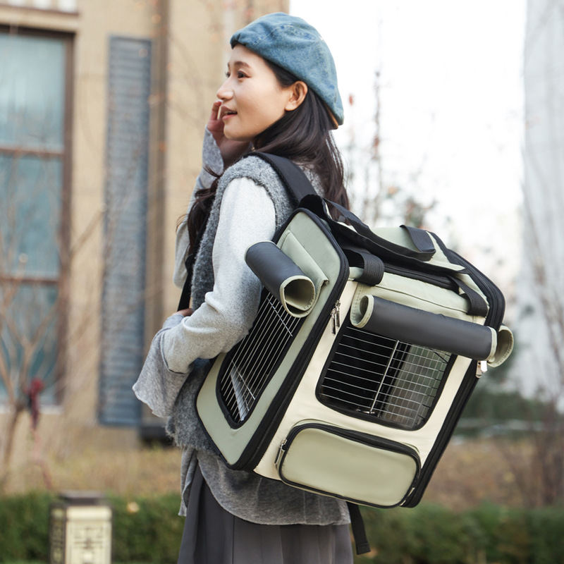 Sling Backpack Shoulder - Ransel Pembawa Hewan Peliharaan Berkapasitas Besar,
